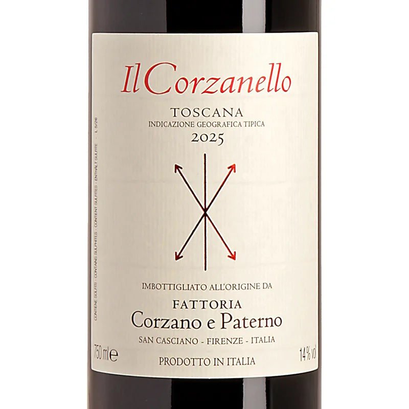 Corzano e Paterno Il Corzanello Rosso IGT 2025 Label