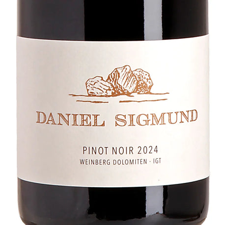 Daniel Sigmund Pinot Noir IGT Weinberg Dolomiten 2024 Label