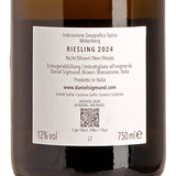 Daniel Sigmund Riesling IGT Mitterberg 2024 Back