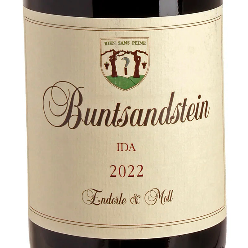 Enderle & Moll IDA Pinot Noir Buntsandstein 2022 label
