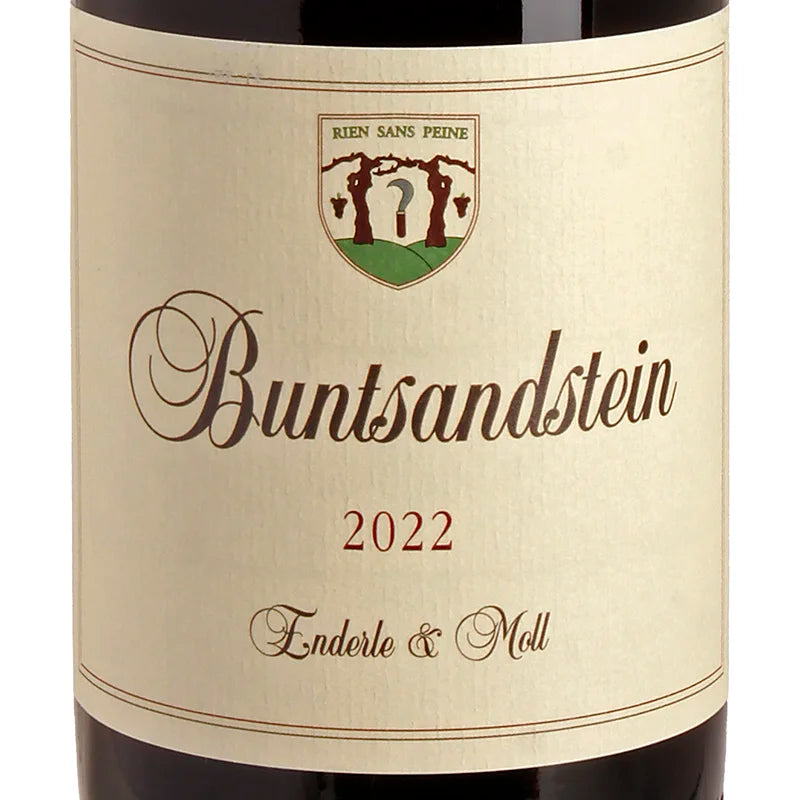 Enderle & Moll Pinot Noir Buntsandstein 2022 label