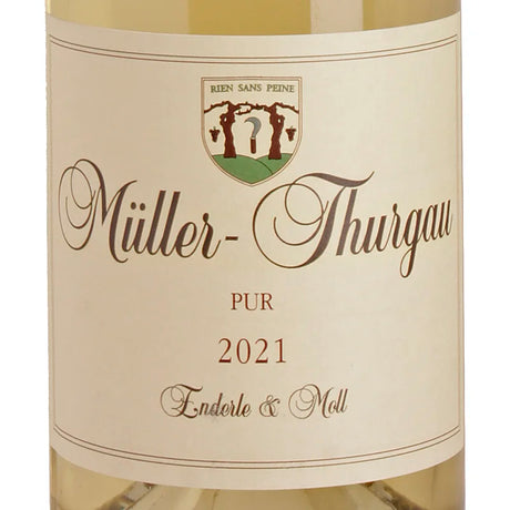 Enderle & Moll Müller-Thurgau PUR 2021 label