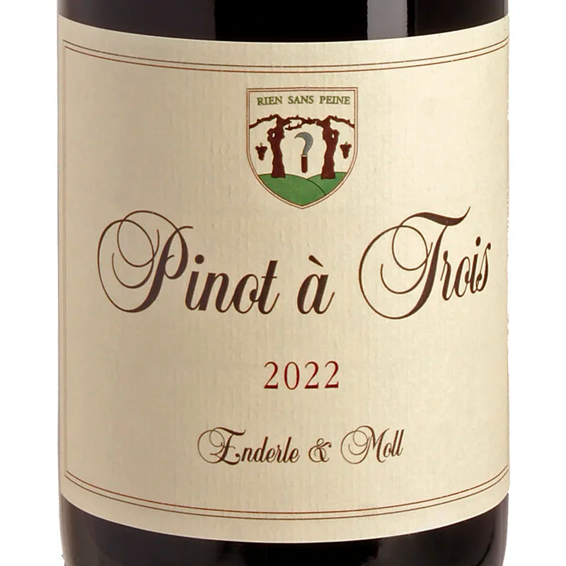 Enderle & Moll Pinot á trois 2022 Label