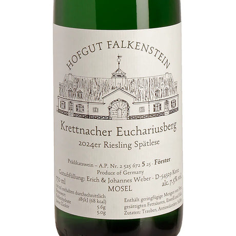 Hofgut Falkenstein KRETTNACHER EUCHARIUSBERG Riesling Spätlese 2024 Label