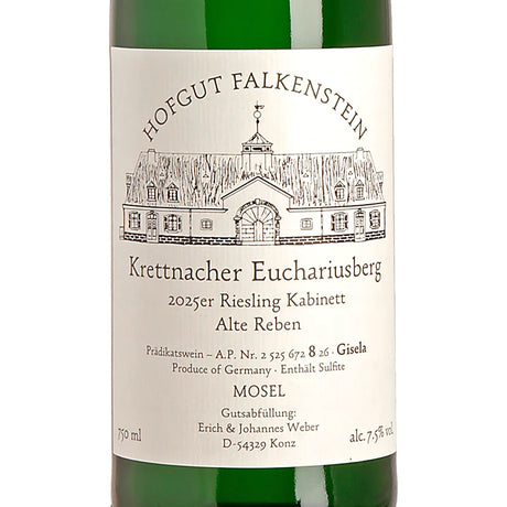 Hofgut Falkenstein KRETTNACHER EUCHARIUSBERG Riesling Kabinett Alte Reben 2025 Label