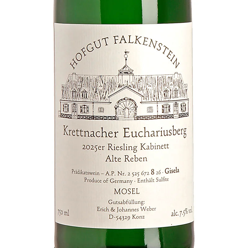Hofgut Falkenstein KRETTNACHER EUCHARIUSBERG Riesling Kabinett Alte Reben 2025 Label