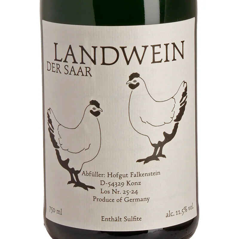 Hofgut Falkenstein Landwein der Saar trocken 2023 Label