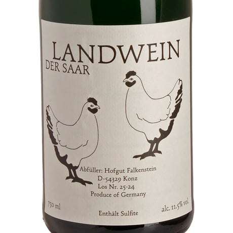 Hofgut Falkenstein Landwein der Saar trocken 2023 Label