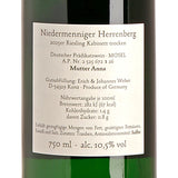 Hofgut Falkenstein NIEDERMENNIGER HERRENBERG Riesling Kabinett trocken 2025 Back