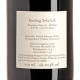 Hofgut Falkenstein Riesling Sekt Brut Nature Back