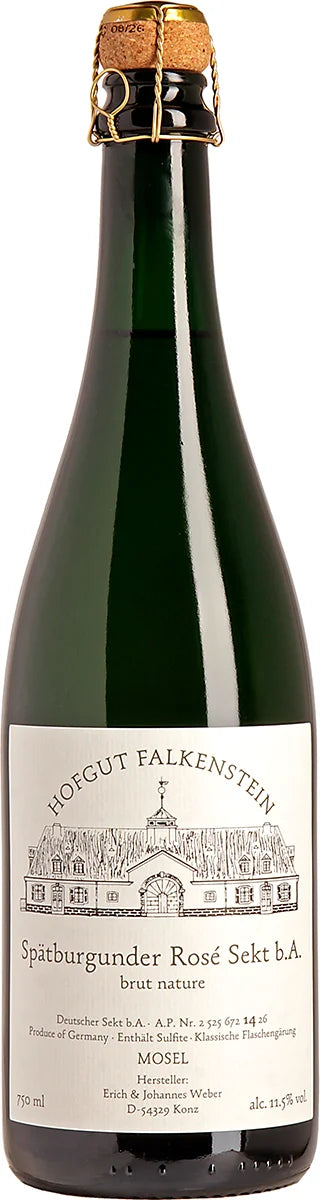 Hofgut Falkenstein Spätburgunder Rosé Sekt Brut Nature 2023