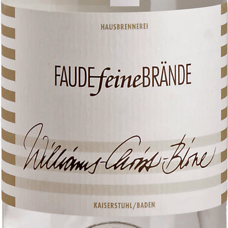 FAUDEfeineBRÄNDE Williams-Christ-Birne Label