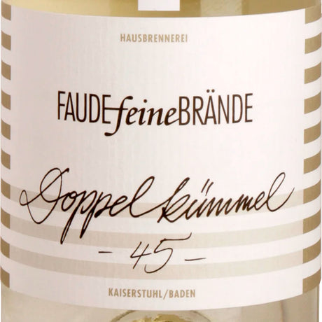 FAUDEfeineBRÄNDE Doppelkümmel -45- Label