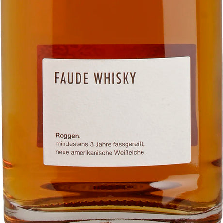 FAUDEfeineBRÄNDE Whisky - Roggen Label
