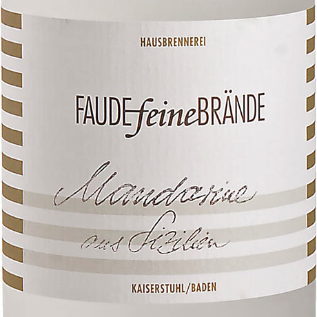 FAUDEfeineBRÄNDE DI CIACULLI Mandarine aus Sizilien Label