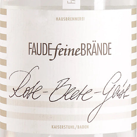 FAUDEfeineBRÄNDE Rote-Beete-Geist Label