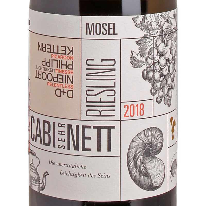 FIO Wines CabiSehrNett Piesporter Riesling Kabinett fruchtsüß 2018 label