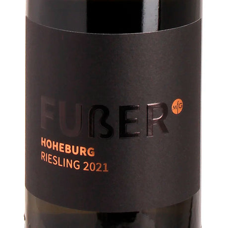 Weingut Fußer HOHEBURG Riesling 2021 Label
