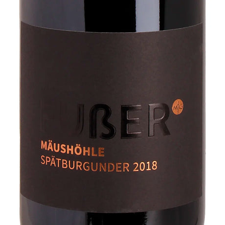 Weingut Fußer NO.1 MÄUSHÖHLE Spätburgunder 2018 Label