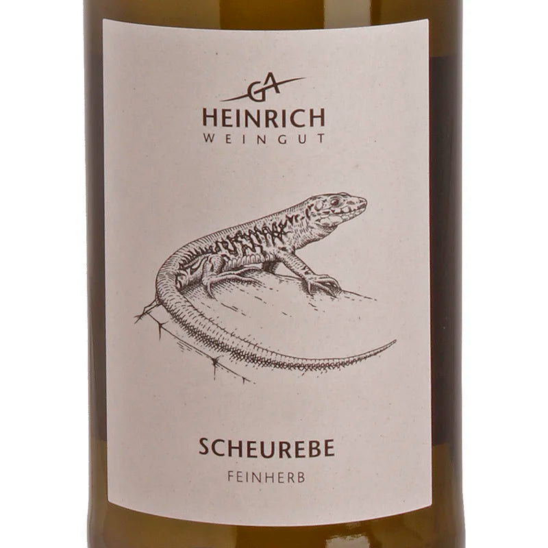 G.A. Heinrich Eidechse Scheurebe feinherb 2024 label