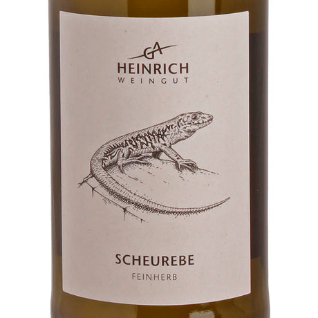 G.A. Heinrich Eidechse Scheurebe feinherb 2024 label