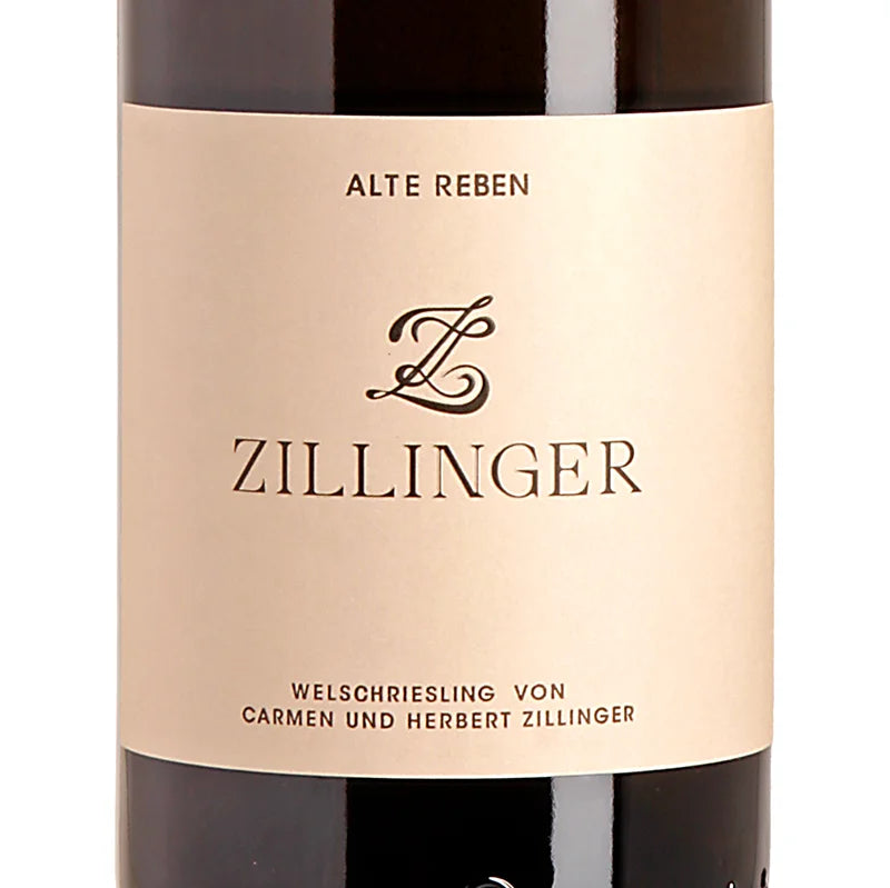 Herbert Zillinger Alte Reben Welschriesling 2025 Label