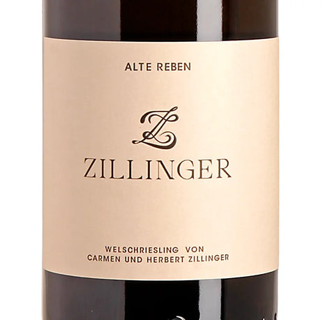 Herbert Zillinger Alte Reben Welschriesling 2025 Label