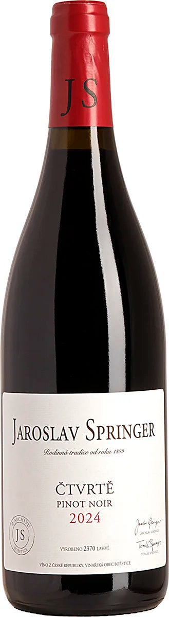 Jaroslav Springer Ctvrte Pinot Noir 2024