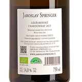Jaroslav Springer Zahrebenske Chardonnay 2023 Back