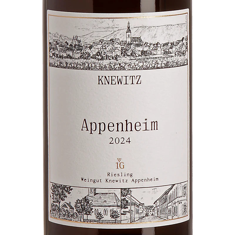 Knewitz APPENHEIM Riesling 1G trocken VDP.AUS ERSTEN LAGEN 2024 label