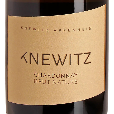 Knewitz Chardonnay Sekt brut nature 2021 label