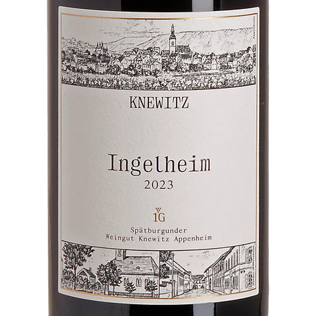 Knewitz Ingelheim Spätburgunder 1G trocken VDP.AUS ERSTEN LAGEN 2023 label