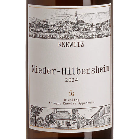 Knewitz NIEDER-HILBERSHEIM Riesling 1G trocken VDP.AUS ERSTEN LAGEN 2024 label