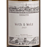 Knewitz WETH & WELZ Weisser Burgunder & Chardonnay trocken 2023 label