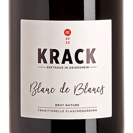 Krack Sekthaus Blanc de Blancs Brut Nature 2023 Label