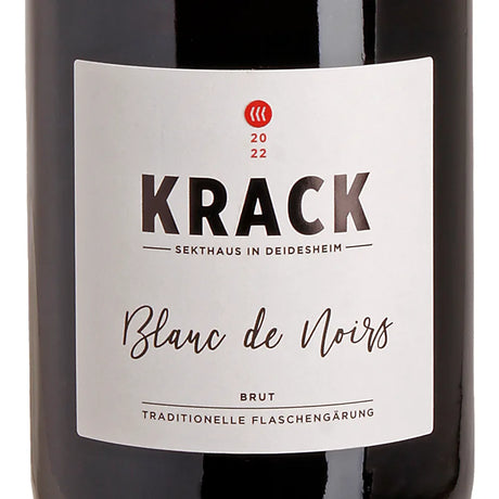 Krack Sekthaus Blanc de Noirs Brut 2022 Label