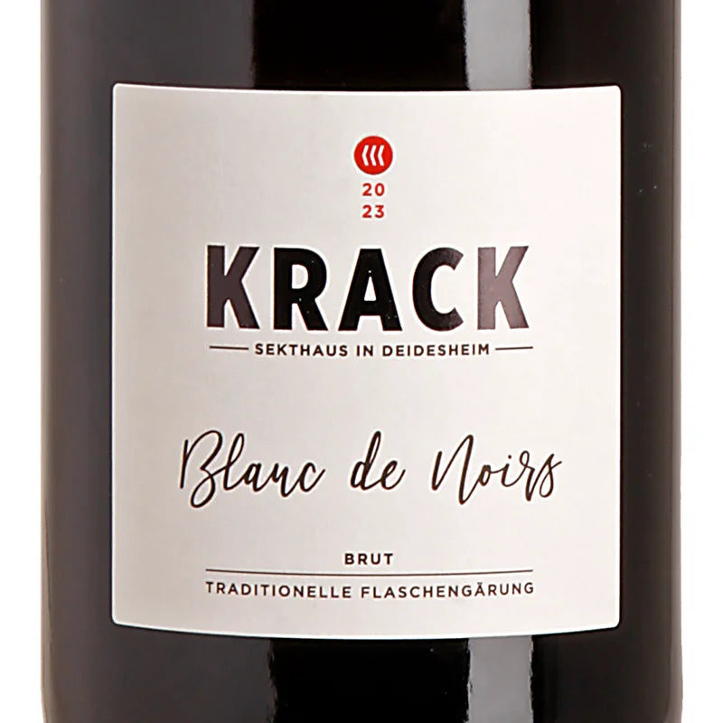 Krack Sekthaus Blanc de Noirs Brut 2023 Label