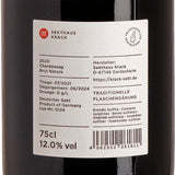 Krack Sekthaus Chardonnay Brut Nature 2020 Back