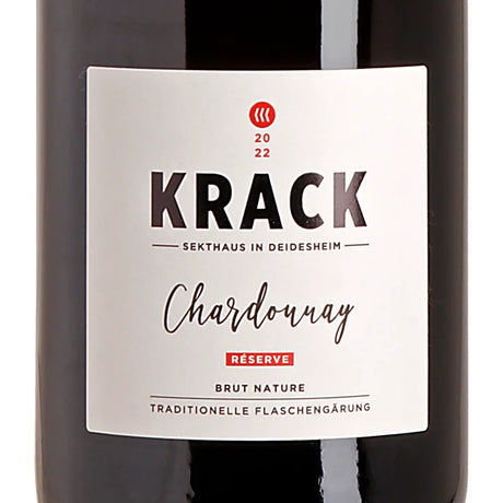 Krack Sekthaus Chardonnay Réserve Brut Nature 2022 Label