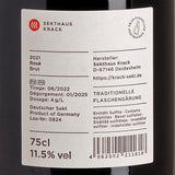 Krack Sekthaus Rosé Brut 2021 Back