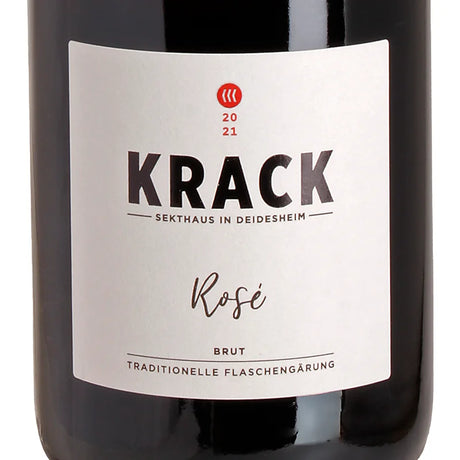 Krack Sekthaus Rosé Brut 2021 Label