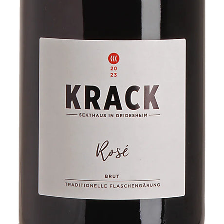 Krack Sekthaus Rosé Brut 2023 Label