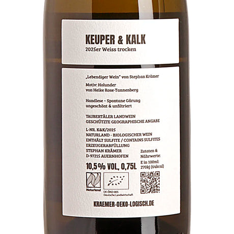 KRAEMER Ökologischer Land- & Weinbau Keuper & Kalk 2025 Back
