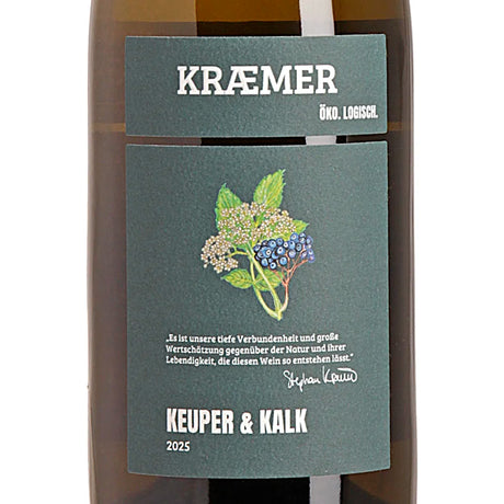 KRAEMER Ökologischer Land- & Weinbau Keuper & Kalk 2025 Label