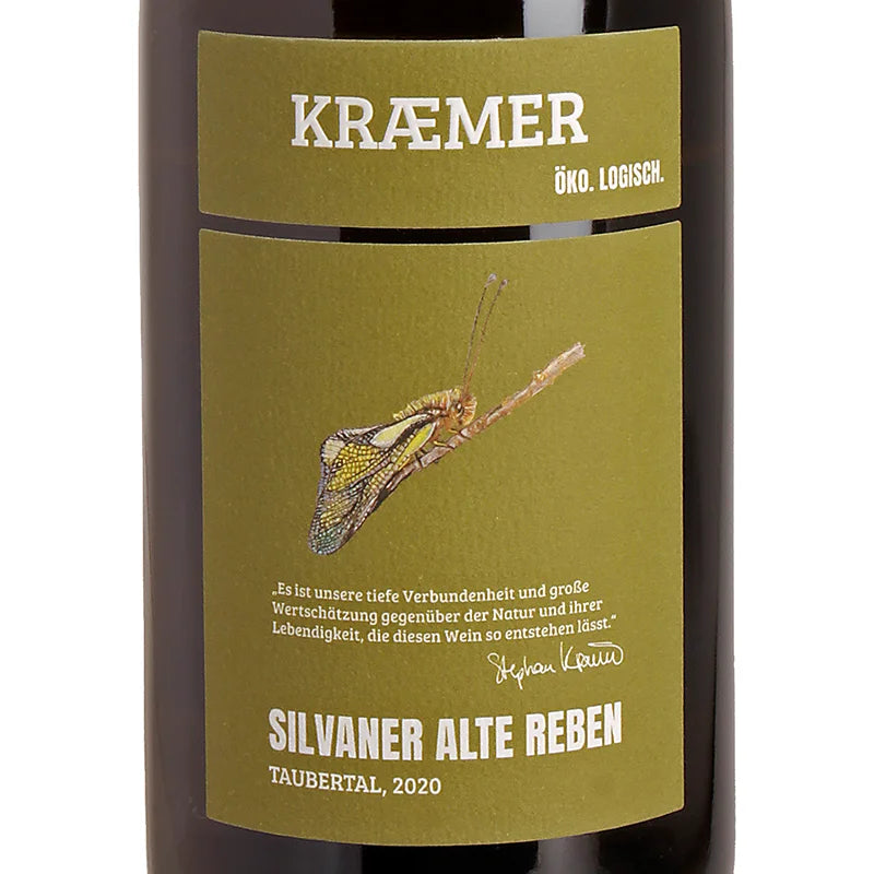 KRAEMER Ökologischer Land- & Weinbau Silvaner Alte Reben 2020 label