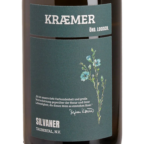 KRAEMER Ökologischer Land- & Weinbau Silvaner N.V. label