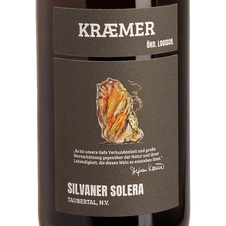 KRAEMER Ökologischer Land- & Weinbau Silvaner Solera N.V. label