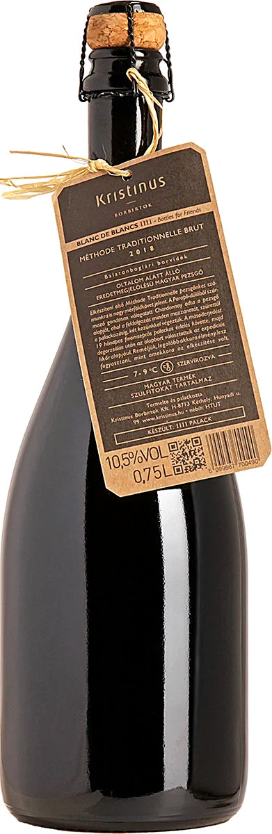 Kristinus Blanc de Blancs 1111 Brut 2018 Label 3