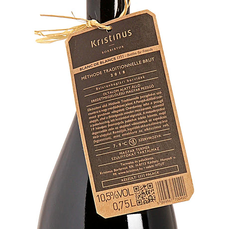 Kristinus Blanc de Blancs 1111 Brut 2018 Label 1