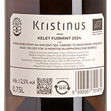 Kristinus Kelet Furmint 2024 Back